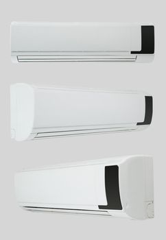 air conditioner on a light background