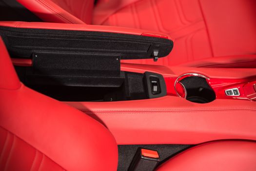 Storage compartment of luxury car interior