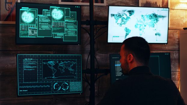 Zoom in shot organized cyber criminals