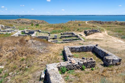 Ruins of the ancient greek settlement Olvio 