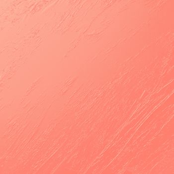 Living coral color brush stroke texture background pantone color