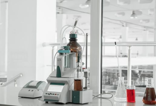 Equipment in industrial laboratory