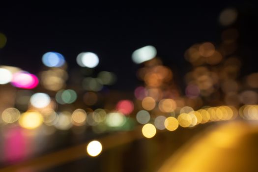 real bokeh city lights background