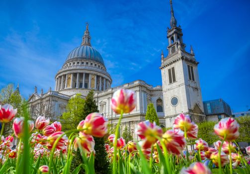 St. Paul's Cathedral in London, England, UK