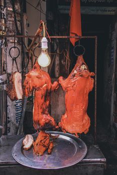 Cantonese style suckling pig roast