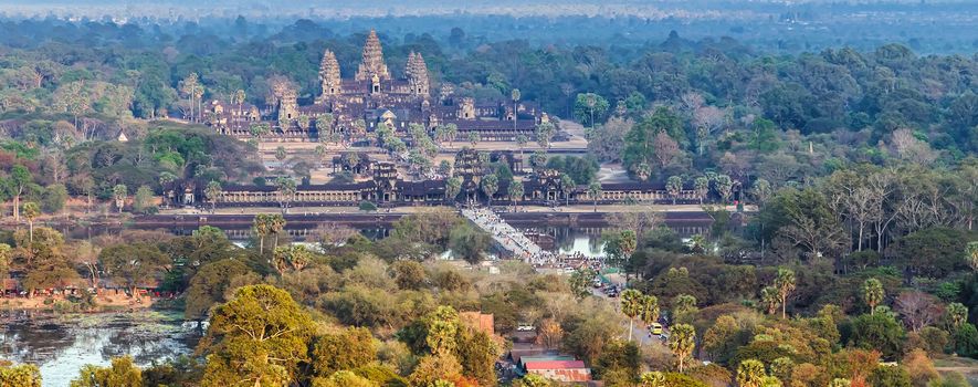 Angkor Wat skyline Siem Reap Cambodia