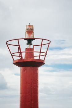 small red beacon