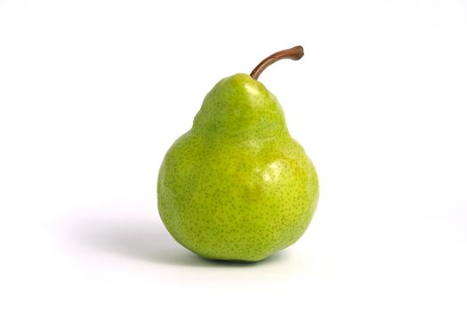Packham pears fruit isolated on white background