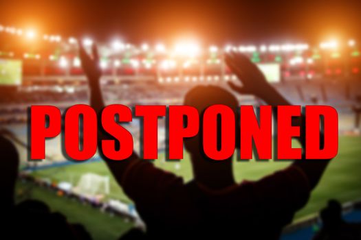 The concept of postponement of sports events
