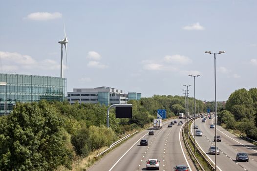 M4 Motorway at Reading, Berkshire