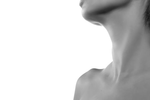 woman naked shoulder and neck
