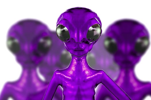 Extraterrestrial humanoid creature