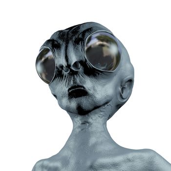 Extraterrestrial humanoid creature