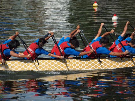 The 2013 Dragon Boat Festival in Kaohsiung, Taiwan