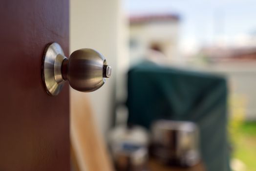 Stainless steel doorknob