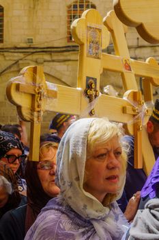 Orthodox good Friday 2018 in Jerusalem