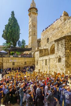 Orthodox good Friday 2018 in Jerusalem