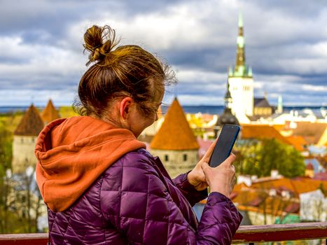 Tourist in Tallinn