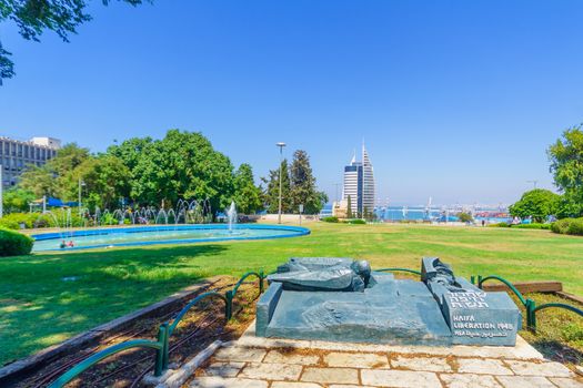 Independence war monument, in Haifa