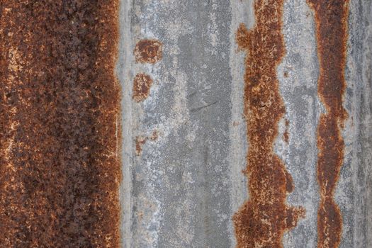 Zinc sheet rusty background