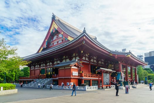 Senso-ji temple, in Asakusa, Tokyo
