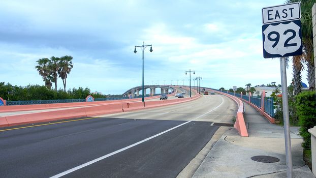 Bridge to Daytona Beach on International Speedway Highway