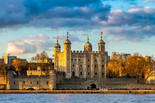 Tower of London at sunset, England, Famous Place, International 