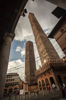 Asinelli tower in Bologna, Italy 12