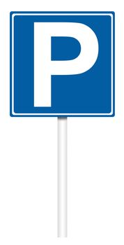 Informative traffic sign - Parking area
