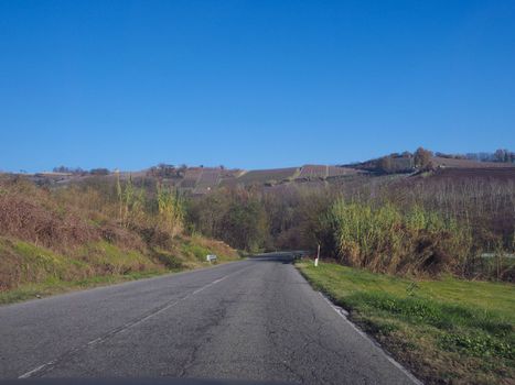 Roero hills in Piedmont