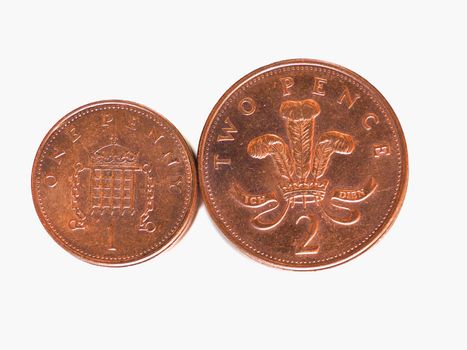 Penny and Pence coins, United Kingdom