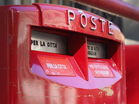 Italian postbox (aka mailbox, letterbox or dropbox)