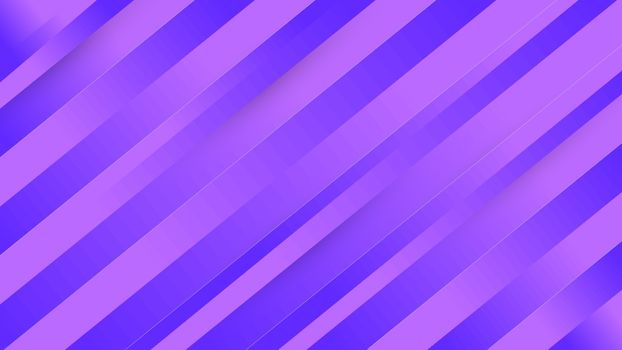 Abstract blue and purple stripes background with paper cutout 3D style