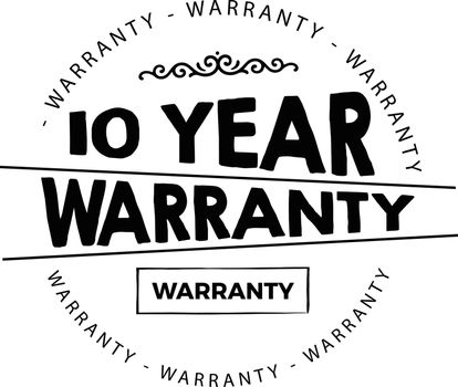 10 years warranty illustration