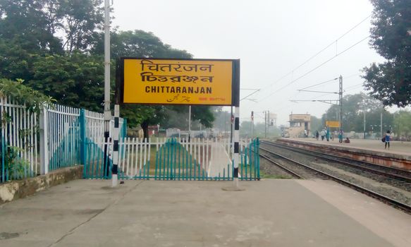 Chittaranjan Railway Station serving suburb of Chittaranjan in Indian state of Jharkhand. Chittaranjan Station is connected to metropolitan areas of India South Asia Pac August 2019
