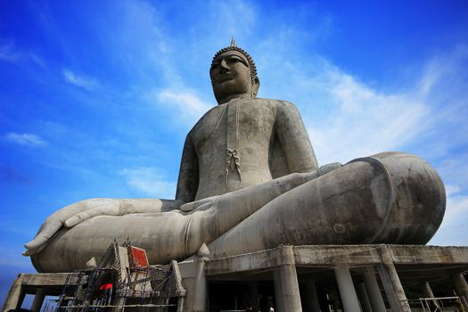 Big concrete Buddha