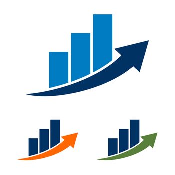 Stock Exchange Finance and Advisory Logo Template Illustration Design EPS 10