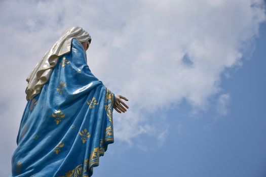 The Virgin Mary statue