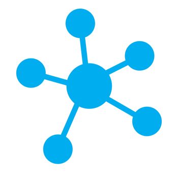business network icon on white background. comunication sign. bu