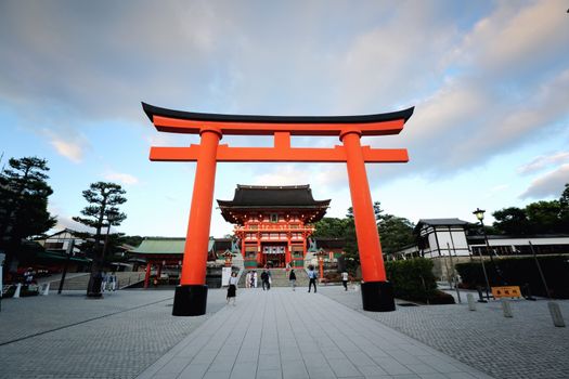 KYOTO - June 1 : Fushimi Inari Taisha Shrine Inari in Kyoto. JAP