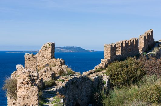 Navarino medieval castle, Peloponnese, Greece