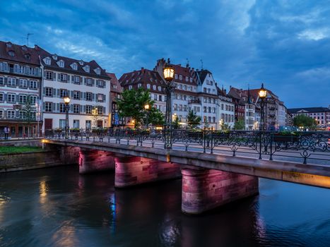 Quai des Bateliers in Strasbourg France