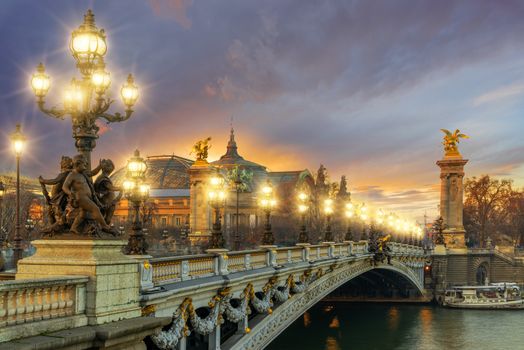 Bridge of the Alexandre III, Paris 
