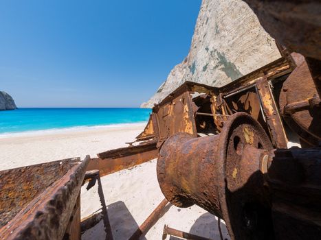 The famous Shipwreck beach Zakynthos 