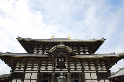 Todai-ji temple in Nara, Japan
