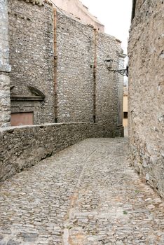 Small alleyway in Erice, Sicily