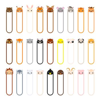 Cute die-Cut Sticky Notes Bookmarks with Animals