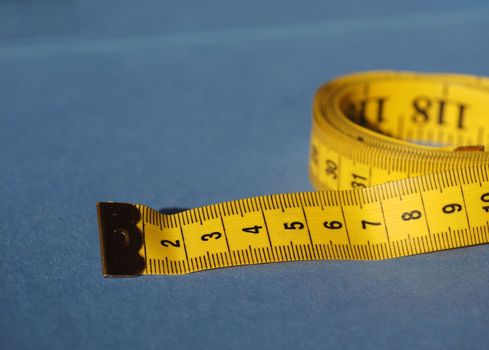 tailor meter ruler band in metric units