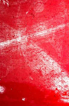 Red painted grunge texture