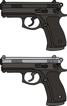 Two recent handguns